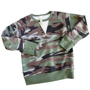 Childhoods Camo Slub Crewneck Sweatshirt 8/9